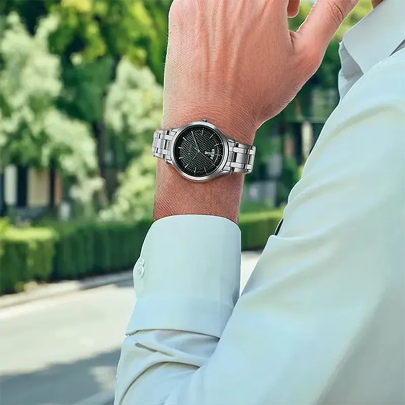 Titan Karishma Quartz Green Dial Men's Watch- 1825SM11